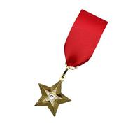 Broche rétro en alliage de 4 cm pour les amateurs d'histoire et les fêtes costumées - Broche d'officier russe de l'URSS, One Size, Comme décrit