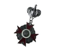 Broche rétro en métal pour les amateurs d'histoire et de collection, M, Métal, Pas de gemme