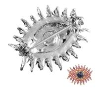 Broche Rétro Halloween Œil Broches Vintage en Métal Rose | Léger, Résistant à Rouille, Finition Élégante, Accessoire pour Vêtements, Paquet à Dos, Bijoux