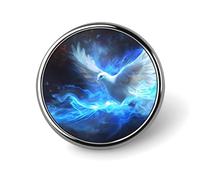 Broche ronde blanche en forme de colombe du Saint-Esprit, épinglette, cravate, costume, robe, accessoires de mariage, anniversaire, pour hommes et femmes