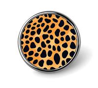 Broche ronde bohème psychédélique paon mandala pour homme et femme en alliage accessoire de costume, épingle à cravate légère de 2,5 cm, Circular, Aluminium, Pas de gemme