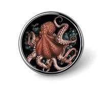Broche ronde décorative pour vêtements, broche tendance quatre saisons, arbre de vie, épinglette décorative pour fête, cadeau de mariage pour femme/homme, Circular, Aluminium, Alliage d'aluminium