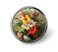Broche ronde en forme de bouquet de fleurs pour chapeaux, vestes, décoration personnalisée, accessoires de bijoux pour fête de mariage