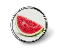 Broche ronde en forme de tranche de pastèque pour homme et femme - Badge tendance - Épinglette pour robe, veste, sac à dos - Accessoires