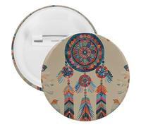 Broche ronde en métal coloré rétro pour sac à dos, broche tendance pour chemises, vestes, châle, manteau, unisexe, 20PCS, Fer blanc, épingles rondes en métal
