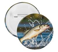 Broche ronde en métal pour sac à dos, broche tendance pour chemises, vestes, châle, manteau, unisexe, 12PCS, Fer blanc, épingles rondes en métal