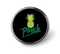 Broche ronde en pin psychédélique, épingle à revers, cravate, costume, robe, accessoires de mariage, anniversaire, pour hommes et femmes