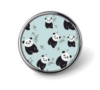 Broche ronde vintage pour robe, costume, accessoire de costume, broche paresseuse mignon, cadeau pour femme et homme, souvenir, Circular, Aluminium, Alliage d'aluminium