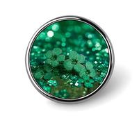 Broche ronde vintage pour robe, costume, accessoire de costume, épinglette galaxie, papillon bleu, cadeau pour femme et homme souvenir, Circular, Aluminium, Alliage d'aluminium