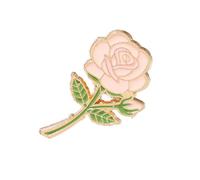 Broche rose exquise élégante pour les femmes à la mode assistant à des occasions spéciales élégant pour les femmes, taille unique, Comme décrit