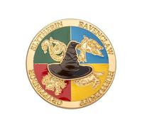 Broche rotative Harry Potter avec blason de la maison du chapeau de tri - Exclusivité Amazon - Collection sous licence officielle Wizarding World pour les fans et les commerçants de broches - Comprend