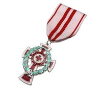 Broche rouge autrichienne hongroise à collectionner, insigne décoratif pour costume, bijoux, accessoires, médaille de la croix rouge autrichienne hongroise