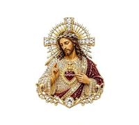 Broche sacré-cœur de Jésus, épinglette catholique, vintage sacré cœur et vierge Marie, cadeaux inspirants pour femmes et hommes, pour la maison, l'autel, l'église, le baptême, religieux, Petit