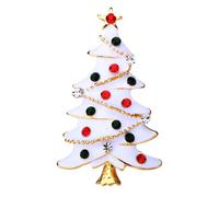 Broche sapin de Noël - Broche festive | Broche décorative en strass pour maman, épouse, petite amie, Refer to description, Matériel (métal), Unisexe