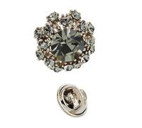 Broche scintillante polyvalente avec base en alliage de qualité supérieure - Construction légère - Fermoir sécurisé - Pour un usage quotidien - Broche en strass, taille unique, Comme décrit
