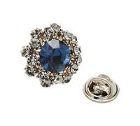 Broche scintillante polyvalente avec base en alliage de qualité supérieure - Construction légère - Fermoir sécurisé - Pour un usage quotidien - Broche en strass, taille unique, Comme décrit