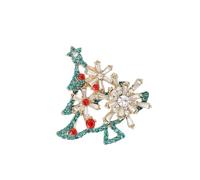 Broche scintillante pour sapin de Noël - Alliage robuste - Pour les événements festifs, les fêtes, taille unique, Comme décrit