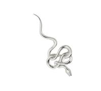 Broche serpent dorée à la mode en acier pratique qui ajoute une touche unique à un usage quotidien décontracté et à des événements spéciaux, taille unique, Comme décrit