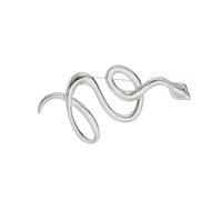 Broche serpent dorée tendance en acier pratique qui ajoute une touche unique à un usage quotidien décontracté et à un événement spécial, taille unique, Comme décrit