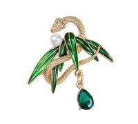 Broche serpent vintage rose artistique pour femme et homme, un ajout à n'importe quel ensemble broche animale tendance, taille unique, Comme décrit
