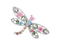 Broche significative symbolisant la beauté, famille parfaite, Occasions spéciales, libellules, artisanat exquis, épingle à libellules lumineuses