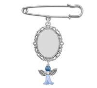 Broche souvenir souvenir pour bouquet de marié, costume de marié, boutonnière, quelque chose de bouquet bleu, One Size, Comme décrit