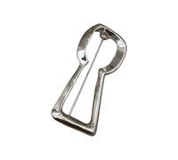 Broche sur le thème du trou de serrure au design élégant adaptée pour diverses occasions et styles, One Size, Comme décrit