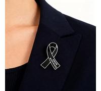 Broche symbole de paix durable - Durabilité de 5 ans - Matériaux Kirsite - Événement bénévole - Bijoux de collecte de fonds - Broche tendance en ruban colombes, taille unique, Comme décrit