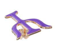 Broche Symbole Psi -0979 en Alliage de Zinc pour Médecins, | Style Minimaliste, Finition Pourpre, Usage Bureau et Hôpital, Compatible Paquet et Vestes