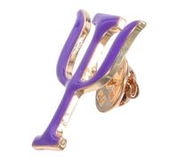 Broche Symbole Psychologie en Alliage de Zinc Pourpre | Style Minimaliste, Légère et Résistante, pour Chapeau ou Blazer, Usage Bureau et Cabinet