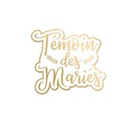 STC Broche Témoin de Mariage