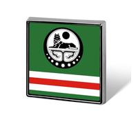 Broche Tendance Avec Le Drapeau De La République De Tchétchénie Pour Chemises Boutons De Pudeur Épingles Pour Couvrir Les Chemisiers Boutons Invisibles De Sécurité Broches Fixes Pour SacsVêtements