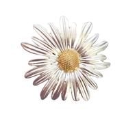 broche tendance, Broche de marguerite en métal, Vintage, élégante, plante, fleurs, for femmes et hommes, accessoires collier, bijoux Couple, cadeaux