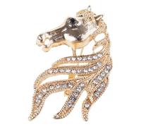 Broche tendance en alliage avec motif animal complexe, décoration unique, idéale pour porter et événements sociaux, bijoux d'animaux du zodiaque pour femme, taille unique, Comme décrit