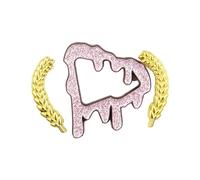 Broche tendance en alliage pour chapeau de dessin animé - Décoration élégante - Accessoire pour vêtements - Pour processus de galvanoplastie unisexe, hat pin wheat ears, Comme décrit