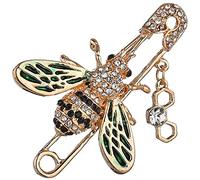 Broche tendance en émail abeille pour femme, écharpe, vêtements, revers de cou, bijoux pour vêtements, sacs, sacs à dos, vestes, chapeau, bricolage, design attrayant
