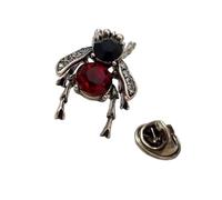 Broche tendance en forme d'abeilles en alliage émaillé robuste pour fournitures de fête, robes et tenues élégantes, décoration en strass, taille unique, Comme décrit