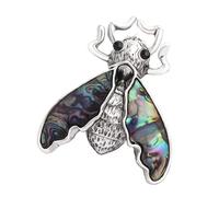 Broche tendance en forme de cigale/colombes de paix au design unique, parfaite pour des tenues élégantes, bijoux élégants, épingle à mouche unique, One Size, Comme décrit