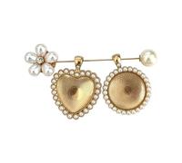 Broche tendance en forme de dragon et de phénix avec perles de qualité supérieure - Convient pour un usage quotidien ou pour offrir en cadeau