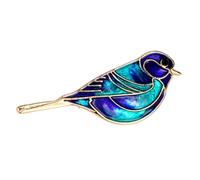 Broche tendance en forme d'oiseau, légère, 6 g, accessoire de bijoux, fermoir à épingle sécurisé, idéal pour les cadeaux ou les fêtes, accessoires de broche de mariage