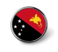 Broche Tendance Représentant Le Drapeau De La Papouasie-Nouvelle-Guinée Pour Femmes Et Hommes Bijoux Fantaisie Vêtements Sacs Accessoires