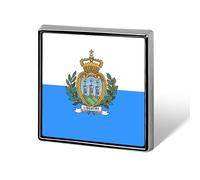 Broche Tendance Représentant Le Drapeau De La République De Saint-Marin Pour Femmes Et Hommes Bijoux Fantaisie Accessoires Pour Vêtements Sacs Et Accessoires