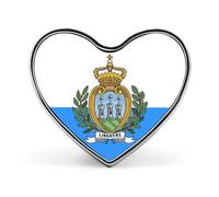 Broche Tendance Représentant Le Drapeau De La République De Saint-Marin Pour Femmes Et Hommes Bijoux Fantaisie Accessoires Pour Vêtements Sacs Et Accessoires