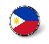 Broche Tendance Représentant Le Drapeau De La République Des Philippines Pour Femmes Et Hommes Bijoux Fantaisie Accessoires Pour Vêtements Sacs Broches