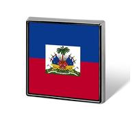 Broche Tendance Représentant Le Drapeau De La République D'Haïti Pour Femmes Et Hommes Bijoux Fantaisie Accessoires Pour Vêtements Sacs Broches