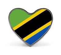 Broche Tendance Représentant Le Drapeau De La République-Unie De Tanzanie Pour Femmes Et Hommes Bijoux Fantaisie Vêtements Sacs Broches Accessoires