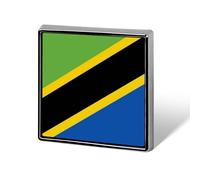Broche Tendance Représentant Le Drapeau De La République-Unie De Tanzanie Pour Femmes Et Hommes Bijoux Fantaisie Vêtements Sacs Broches Accessoires