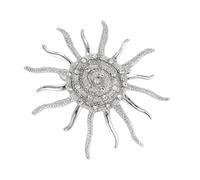 Broche tournesol élégante avec des designs en alliage robuste pour un usage quotidien et des occasions spéciales Broche tournesol en alliage