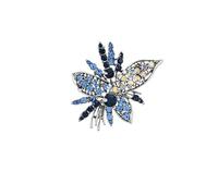 Broche tournesol en strass pour femme - Rouge, noir, violet - Grande broche en forme de flocon de neige - Broche marquise pour couronne - Bijoux, Grand, Acier allié, Pas de pierre précieuse