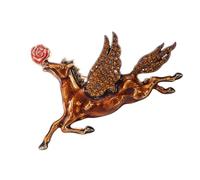 Broche traditionnelle chinoise en alliage pour peaux sensibles, One Size, Comme décrit